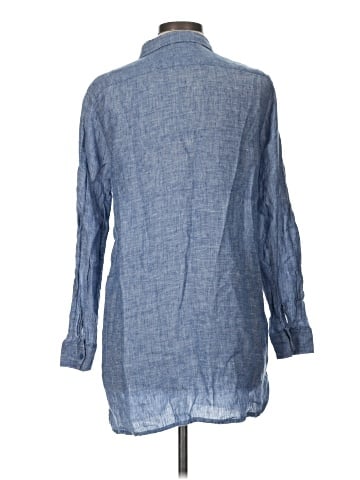 Garnet Hill Long Sleeve Button-Down Shirt (view 2)