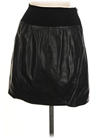 Theory Faux Leather Skirt (view 1)