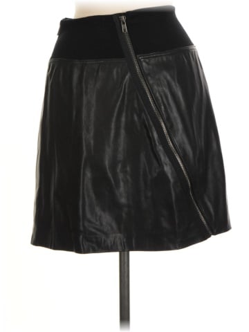 Theory Faux Leather Skirt (view 2)