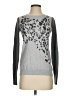 Express Print Silver Pullover Sweater Size S - photo 1