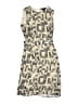 Etcetera 100% Polyester Graphic Gray Casual Dress Size 0 - photo 1