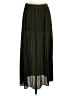 Topshop 100% Polyester Solid Green Casual Skirt Size 4 - photo 1