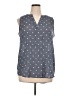 Fred David Gray Sleeveless Blouse Size XL - photo 1