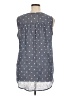 Fred David Gray Sleeveless Blouse Size XL - photo 2