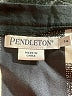 Pendleton 100% Silk Argyle Black Coat Size 14 - photo 6