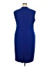 Kasper Solid Blue Casual Dress Size 18 - photo 2