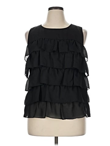 Apostrophe Sleeveless Blouse (view 1)