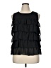 Apostrophe Black Sleeveless Blouse Size XL - photo 1