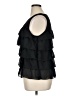 Apostrophe Black Sleeveless Blouse Size XL - photo 5