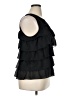 Apostrophe Black Sleeveless Blouse Size XL - photo 4