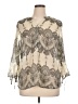 Sara Michelle Ivory 3/4 Sleeve Blouse Size XL - photo 1