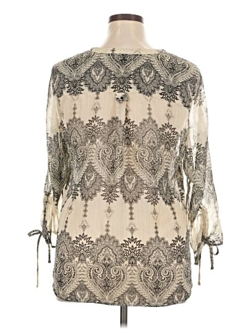 Sara Michelle 3/4 Sleeve Blouse (view 2)
