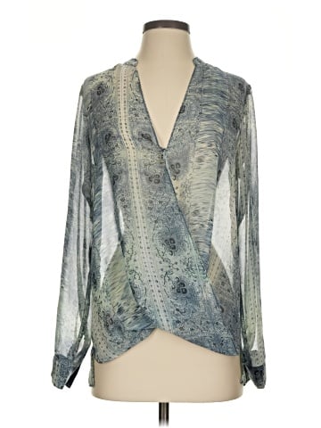 BCBGeneration Long Sleeve Blouse (view 1)