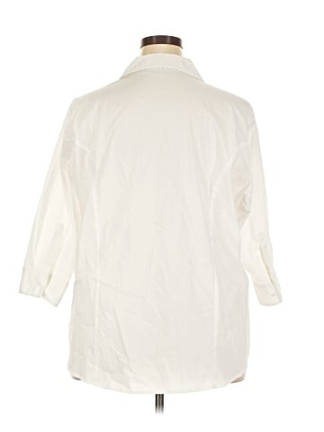 Riders by Lee 3/4 Sleeve Button-Down Shirt (view 2)