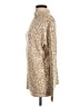 J. McLaughlin Animal Print Tan Turtleneck Sweater Size XS - photo 5