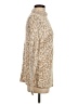 J. McLaughlin Animal Print Tan Turtleneck Sweater Size XS - photo 4