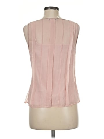 Calvin Klein Sleeveless Silk Top (view 2)