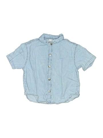 Zara Short Sleeve Button-Down Shirt (view 1)