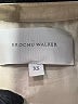 Brochu Walker 100% Polyester Print Tan Ivory 3/4 Sleeve Blouse Size XS - photo 7