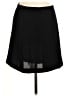Cache 100% Polyester Solid Black Casual Skirt Size 6 - photo 1