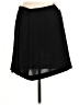 Cache 100% Polyester Solid Black Casual Skirt Size 6 - photo 2
