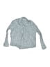 Zara Tweed Blue Long Sleeve Button-Down Shirt Size 6 - photo 1