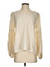 Max Studio 100% Cotton Ivory Long Sleeve T-Shirt Size S - photo 1