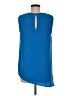W by Worth 100% Polyester Blue Sleeveless Blouse Size 8 - photo 2