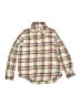 Crewcuts Plaid Yellow Long Sleeve Button-Down Shirt Size 8 - photo 1