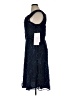 JS Collections 100% Polyester Solid Blue Cocktail Dress Size 16 - photo 5