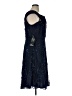 JS Collections 100% Polyester Solid Blue Cocktail Dress Size 16 - photo 4