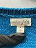Maison Jules 100% Polyester Stripes Teal Pullover Sweater Size M - photo 7