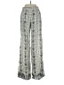 Abbeline 100% Rayon Paisley Silver Casual Pants Size S - photo 2