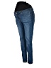 Blanqi Solid Blue Jeans Size 12 Maternity - photo 1