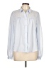 Laundry by Shelli Segal 100% Polyester Polka Dots Blue Long Sleeve Blouse Size L - photo 1