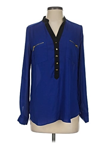 My Michelle Long Sleeve Blouse (view 1)