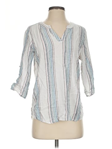 Christopher & Banks 3/4 Sleeve Blouse (view 1)