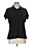 Antigua 100% Polyester Black Short Sleeve Blouse Size L - photo 1