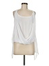 Lipstick 100% Polyester Silver Sleeveless Blouse Size M - photo 1