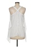 Lipstick 100% Polyester Silver Sleeveless Blouse Size M - photo 2