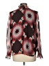 Ann Taylor LOFT 100% Polyester Brown Long Sleeve Blouse Size L - photo 2