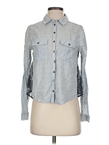 Free People Long Sleeve Button-Down Shirt (view 1)