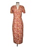 Alexia Admor Floral White Orange Casual Dress Size S - photo 1