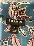 Torrid 100% Polyester Paisley Teal Long Sleeve Blouse Size 1X Plus (1) - photo 7