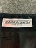 Amanda Smith Solid Black Formal Skirt Size 10 - photo 4