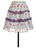 Oliphant 100% Cotton Paisley White Casual Skirt Size XS - photo 1
