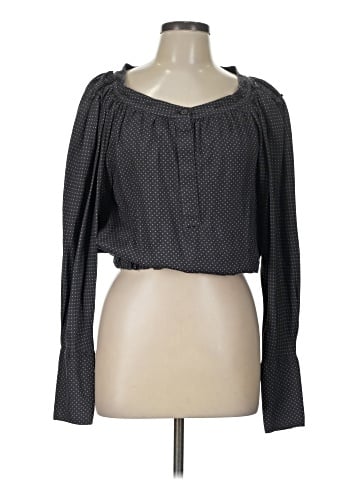 Yves Saint Laurent Rive Gauche Long Sleeve Top (view 1)