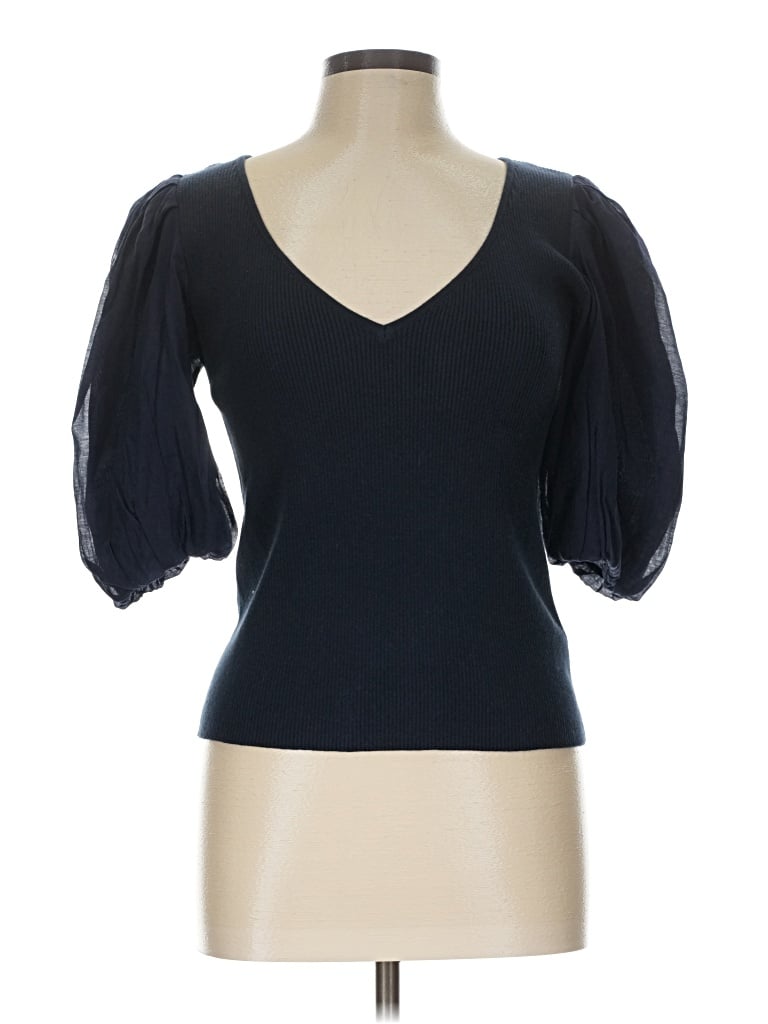 Pre-owned Lucy Paris Cardigan Sweater In Black