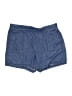 Talbots Solid Blue Denim Shorts Size L (petite) - photo 1