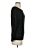 New York & Company Polka Dots Black Pullover Sweater Size S - photo 4